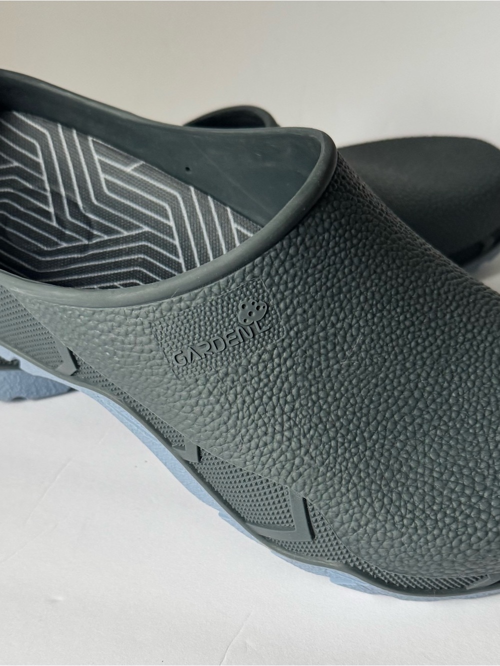 Gardenline Men’s 11/12 Garden Gray Clogs Slip on Waterproof Shoes EUC